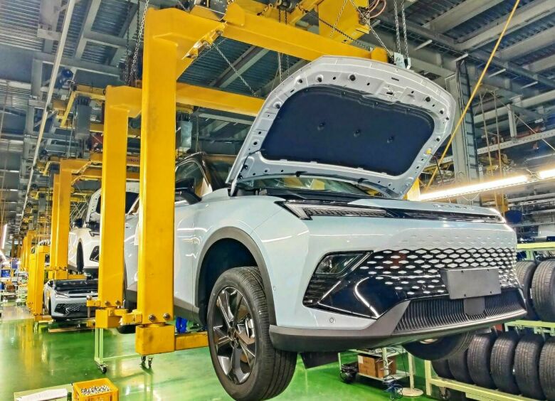 Изображение В Калининграде начали собирать кроссовер BAIC X55