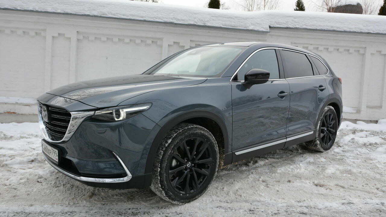 Красное на черном: тест-драйв особенной Mazda CX-9 Noir - АвтоВзгляд