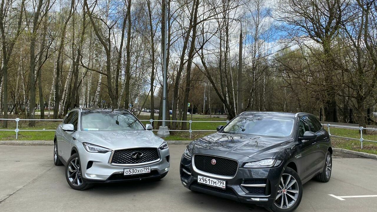 Ты мне — не пара: сравнительный тест Infiniti QX50 и Jaguar F-Pace -  АвтоВзгляд