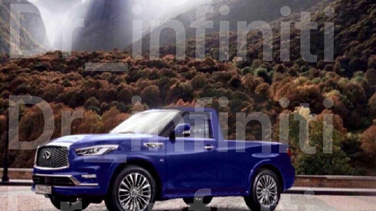 Новый Infiniti QX80 превратился в пикап - АвтоВзгляд