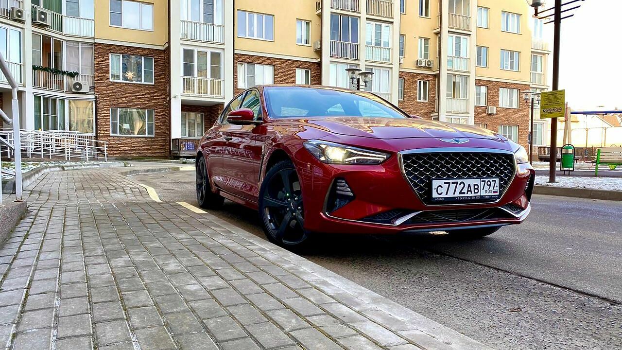 В трехмерном формате: тест-драйв обновленного Genesis G70 - АвтоВзгляд