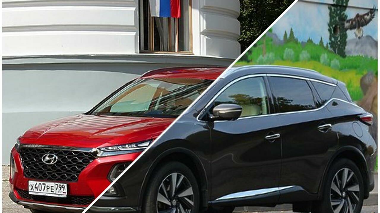 Чей клюв толще: сравнительный тест Nissan Murano и Hyundai Santa Fe -  АвтоВзгляд