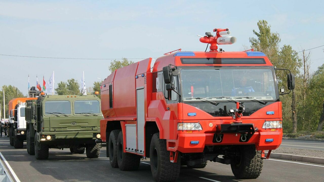 В Брянске неожиданно засветилась российская пожарная машина нового поколения