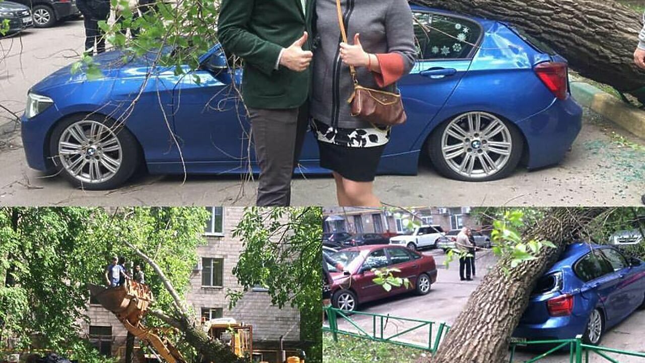 16 человек и 2000 авто пострадали от урагана в Москве - АвтоВзгляд