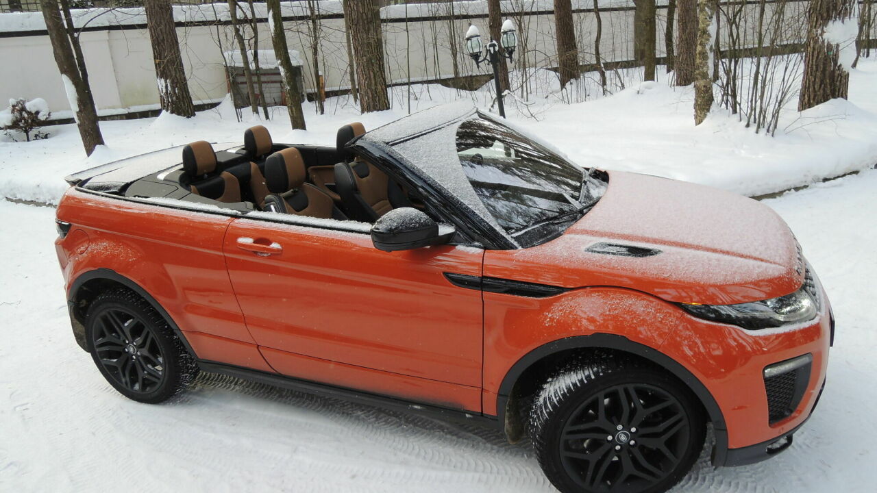 Тест-драйв Range Rover Evoque Convertible: снимаем «шляпу» - АвтоВзгляд