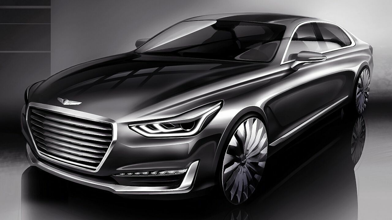 Hyundai опубликовал первые изображения Genesis G90 - АвтоВзгляд