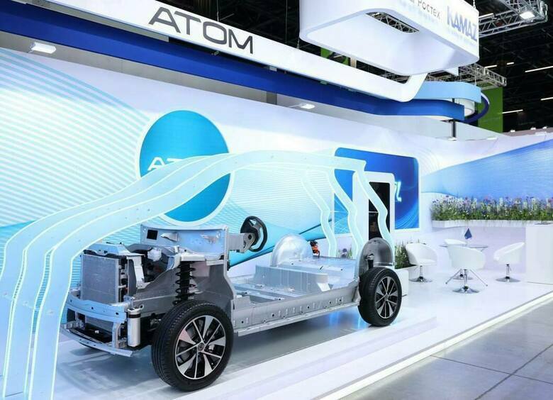 Стала известна точная дата начала производства российского электромобиля «Атом»